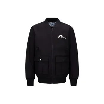 EVISU Puffer Jackets Men Black