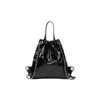DAPHNE Cow Leather Backpack Women's Black