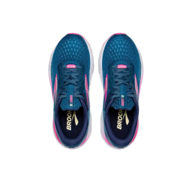 Brooks Ghost 16 Low Top Running Shoes Women's Morocco Blue-3