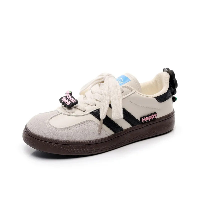 Feiyue Girly Heart Series Abrasion Resistant, Breathable, Lightweight Low Top Casual Shoes Women's-8