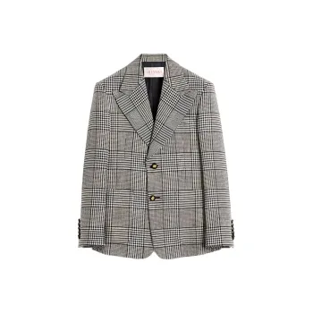 Valentino Houndstooth Single breasted Blazer