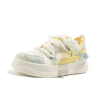 MEAKKEA Coverage Lightweight And Breathable Low Top Skateboard Shoes Women's Blue