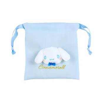 Sanrio Polyester Drawstring Bag Storage Bags Women's Light Blue