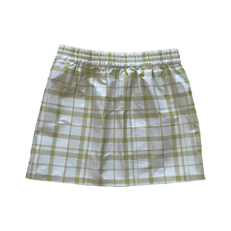 DIOR Casual Short Skirts Women's Green-1