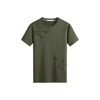 Dance With Wolves T Shirt Men's Olive Green