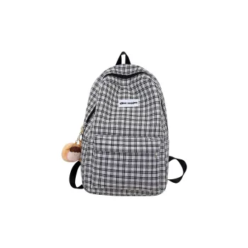 URBAN FOREST Nylon Backpack Unisex Black/Khaki/Green/Blue/Pink