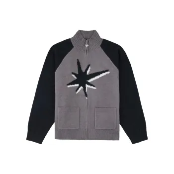 Starwalk Soldier Jacket Unisex Black Gray/Pink Brown