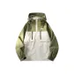 White & Light Green