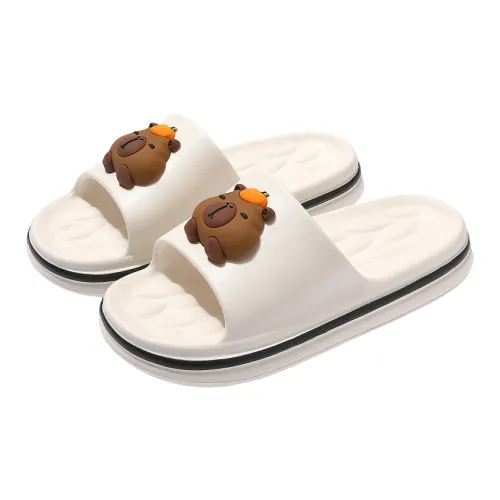 Rui Tekon Platform Summer EVA Soft Sole Couple Beach Slippers With Slip Resistant Soles, Squashy And Bouncy Feeling