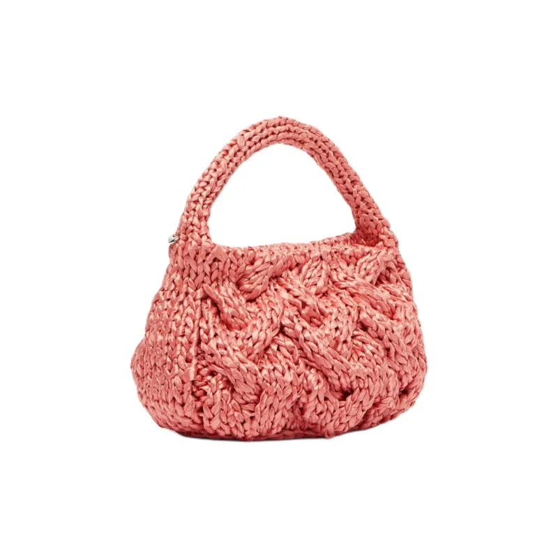 JW Anderson Raffia Handbag Small Size Women's Pink-1