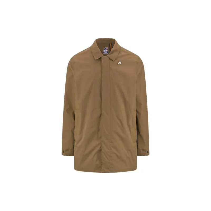 K WAY Jackets & Coats Men's Brown-0