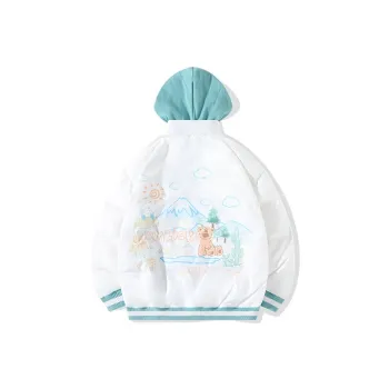LAMLICKA Puffer Jackets Unisex White