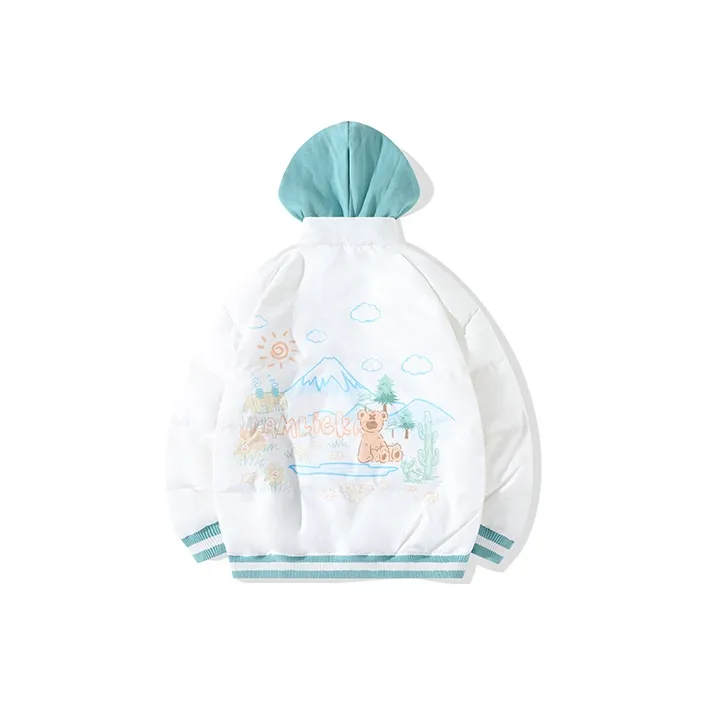 LAMLICKA Puffer Jackets Unisex White-0