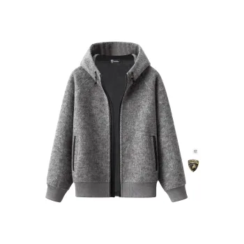 Automobili Lamborghini Jackets Coats Unisex Light Gray
