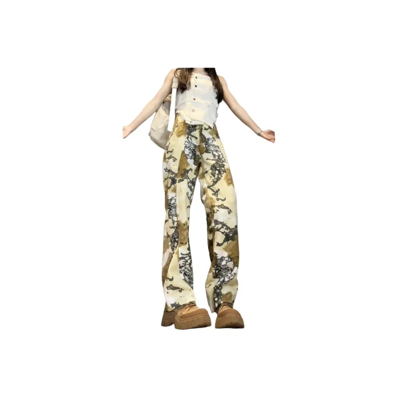 Ordifen Jeans Women's Desert Camouflage-1
