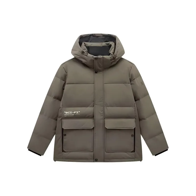 XTEP Down Jacket Men's Subtle Jasper-0