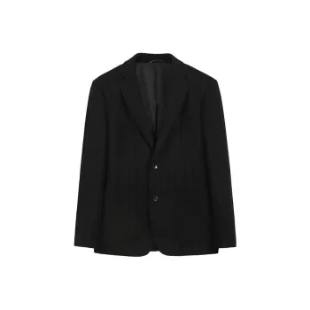 DAVID NAMAN Business Suits Coats Men's Black
