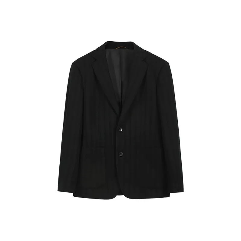 DAVID NAMAN Business Suits Coats Men's Black-0