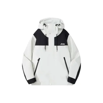 Jeep Lace Up Windbreaker Jacket Trench Coat Unisex