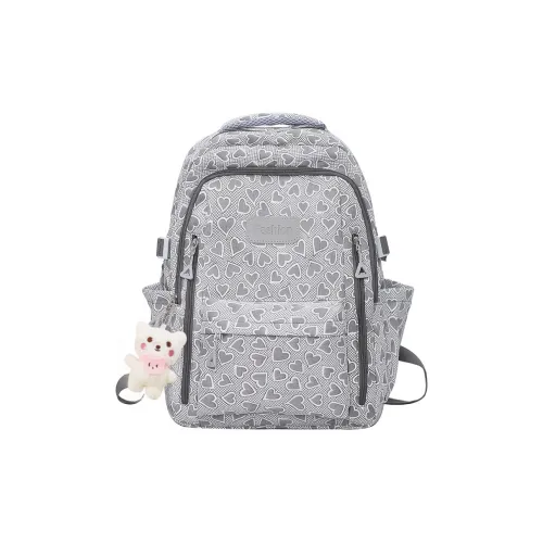 PULEWEI Nylon Backpack Regular Unisex Multicolor