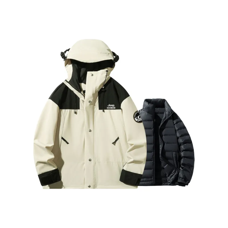 Jeep Waterproof And Windproof Jacket Trench Coat Asia Unisex-24