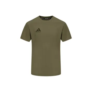 Adidas SS25 T Shirt Unisex Olive Green