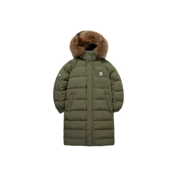 MLB Base Logo Down Jackets Unisex Green
