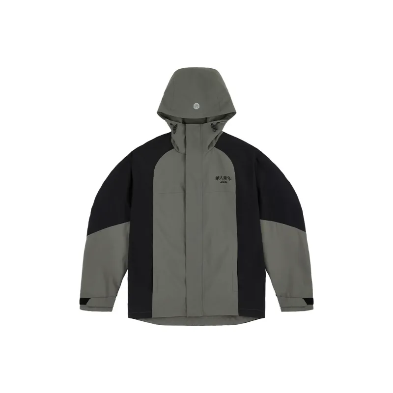 OCCUPY Basic Logo Series Jacket Unisex Dark Gray-0