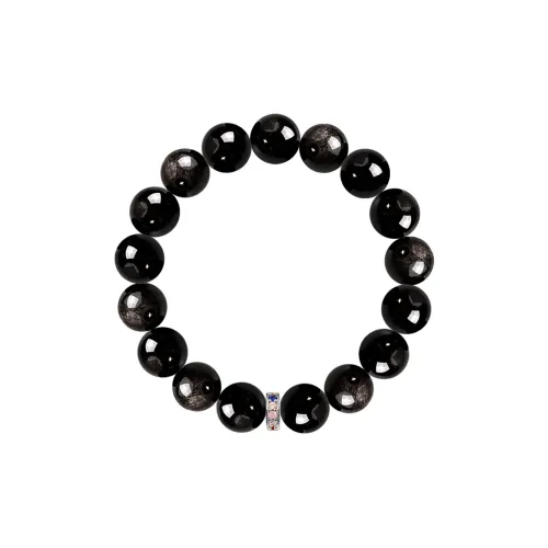 SIMPLE JOYS Obsidian Bracelets Unisex