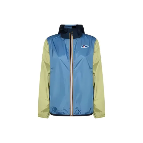 Maison Kitsune X K Way Color Blocked Hooded Jacket