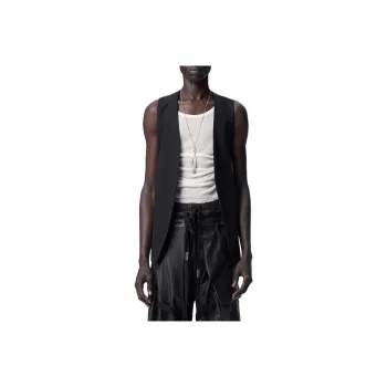 Ann Demeulemeester Ludwig Fluid Waistcoat Vest Men's Black