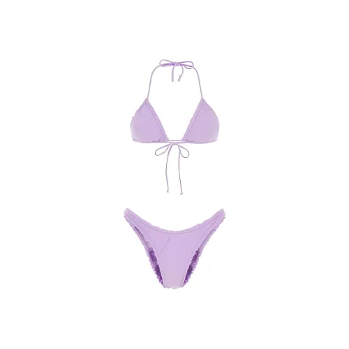 REINA OLGA Guia Scrunch Detailed Triangle Bikini Set