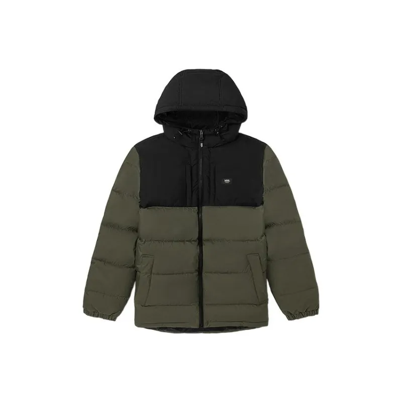 Vans Puffer Jacket Men's Army Green-0