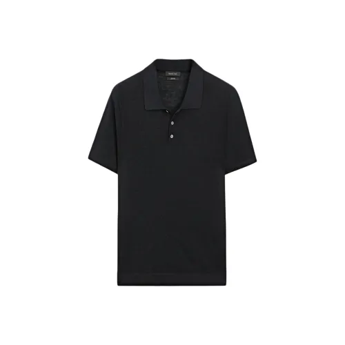 Massimo Dutti Polo Shirt Men's Blue