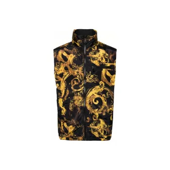 VERSACE JEANS COUTURE Vest Men's Black