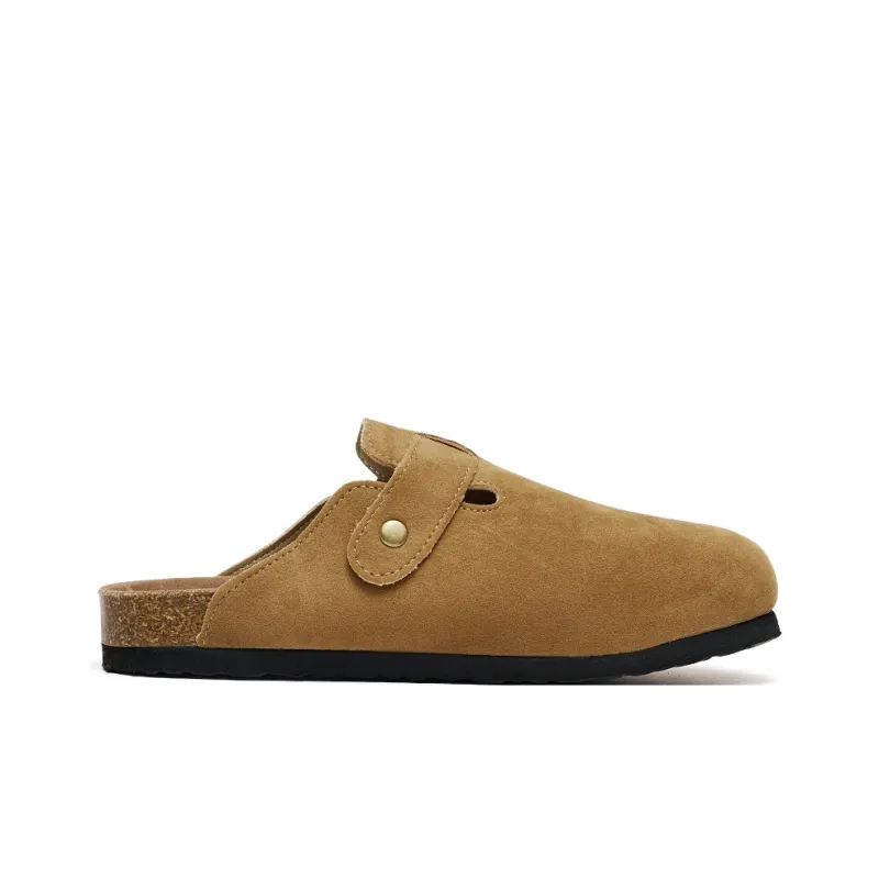 VANSSI Abrasion Resistant Slip Resistant Slip on Lazy Birkenstock Shoes, Closed Toe Slippers Outerwear Unisex-8