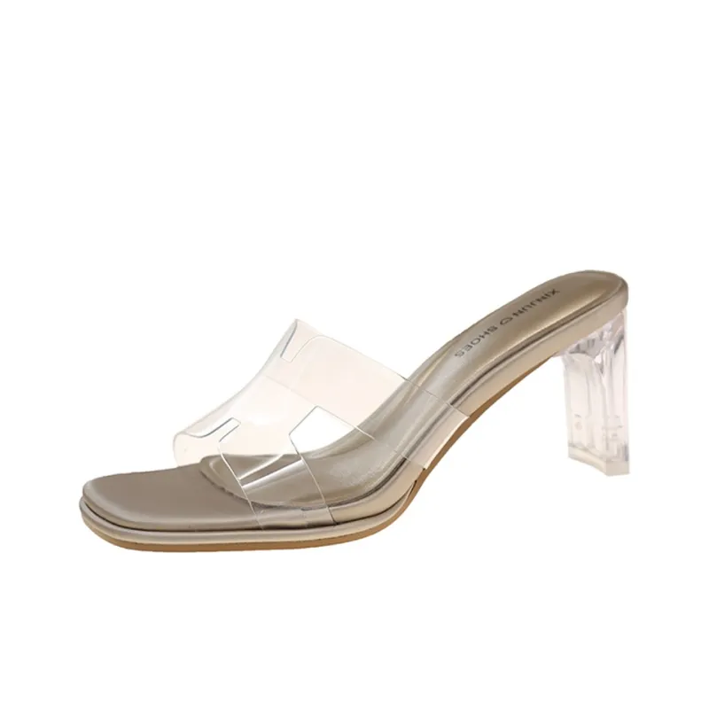 BBMTR Slide Slippers Women's Beige/Champagne-4
