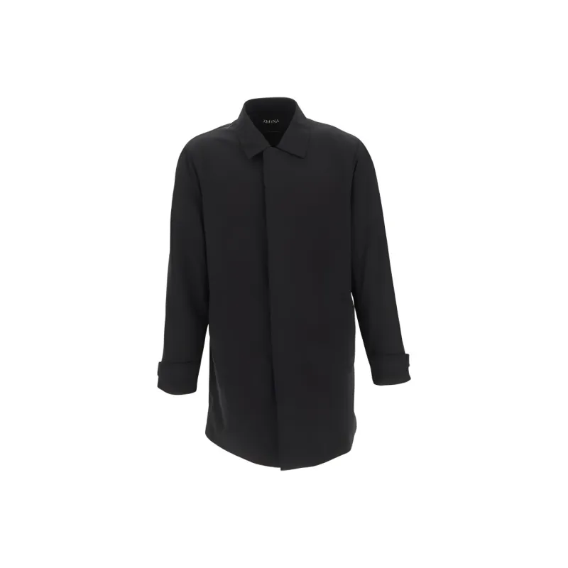 Zegna FW22 Jackets Coats Men's Black-0