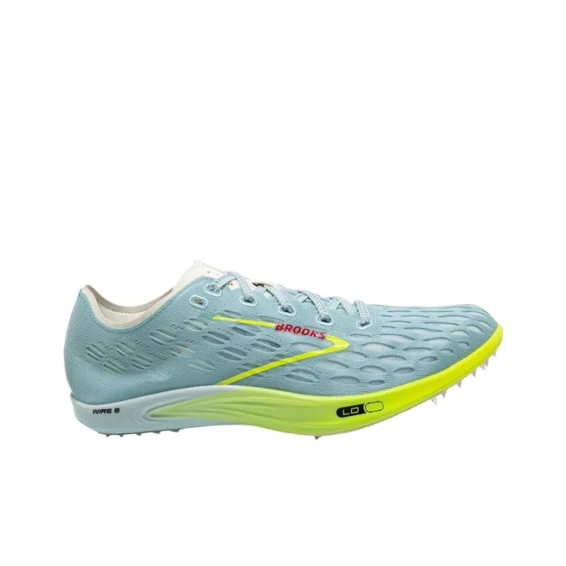 Brooks Wire 8 Shock Absorbers With Slip Resistant And Abrasion Resistant Properties Low Top Running Shoes Unisex Blue-1
