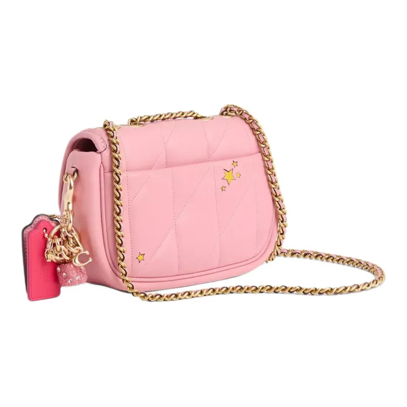 COACH Pillow Madison Nappa Leather Shoulder Bag Small Size Women's Pink-1