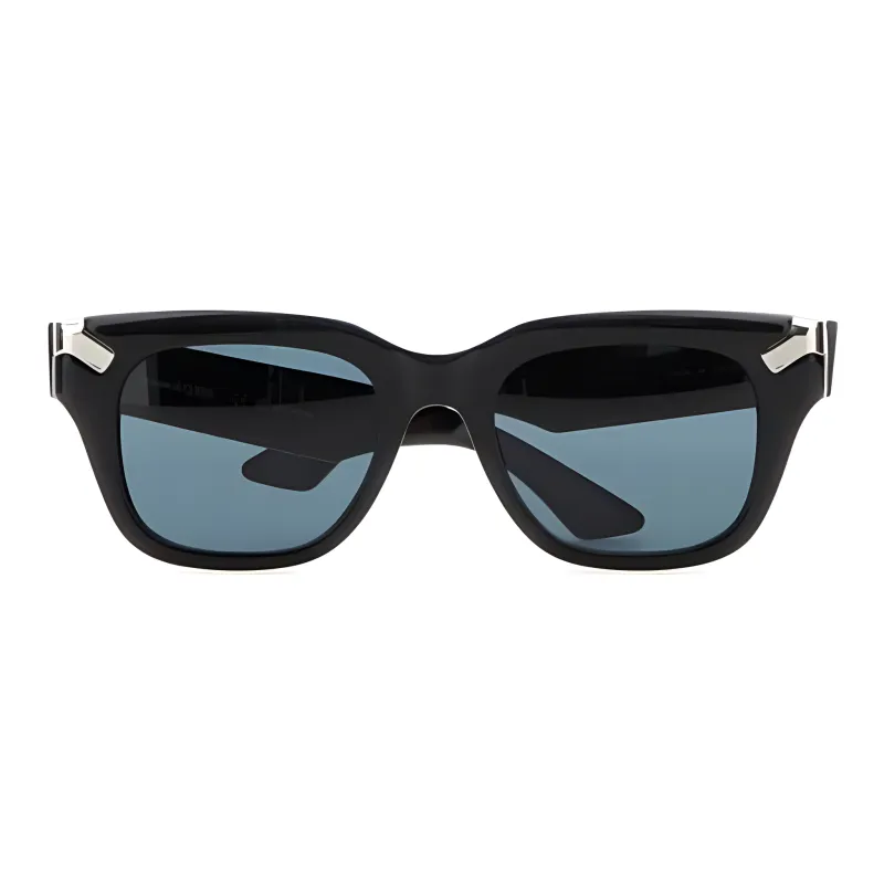 Alexander McQueen Punk Rivet Square Frame Tinted Sunglasses-1