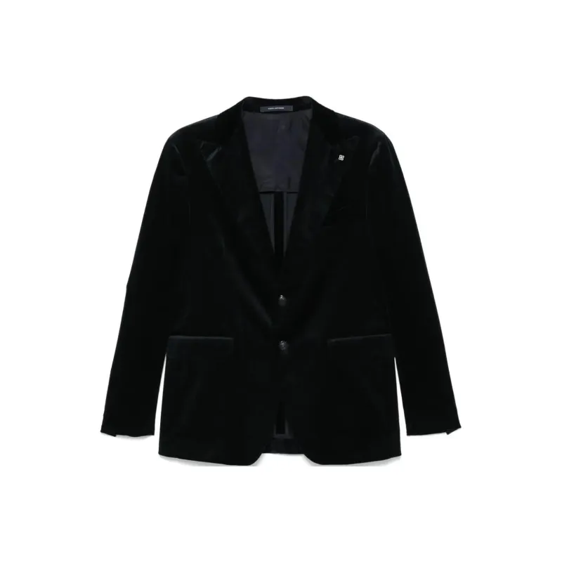Tagliatore Velvet Blazer-0