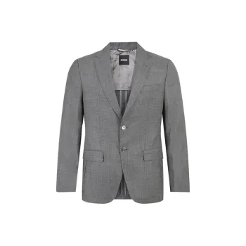 HUGO BOSS FW24 Business Suits Coats Men's Gray