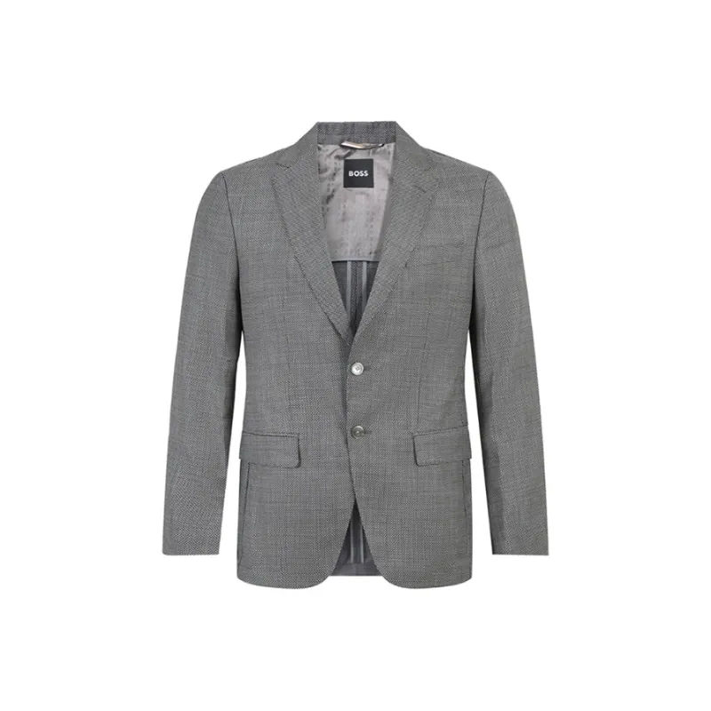 HUGO BOSS FW24 Business Suits Coats Men's Gray-0