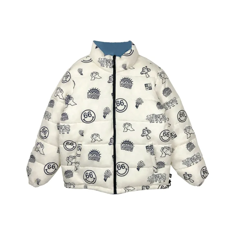 Vans Puffer Jackets Men White-0
