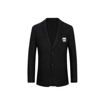 KARL LAGERFELD FW23 Business Suit Coat Men's Black