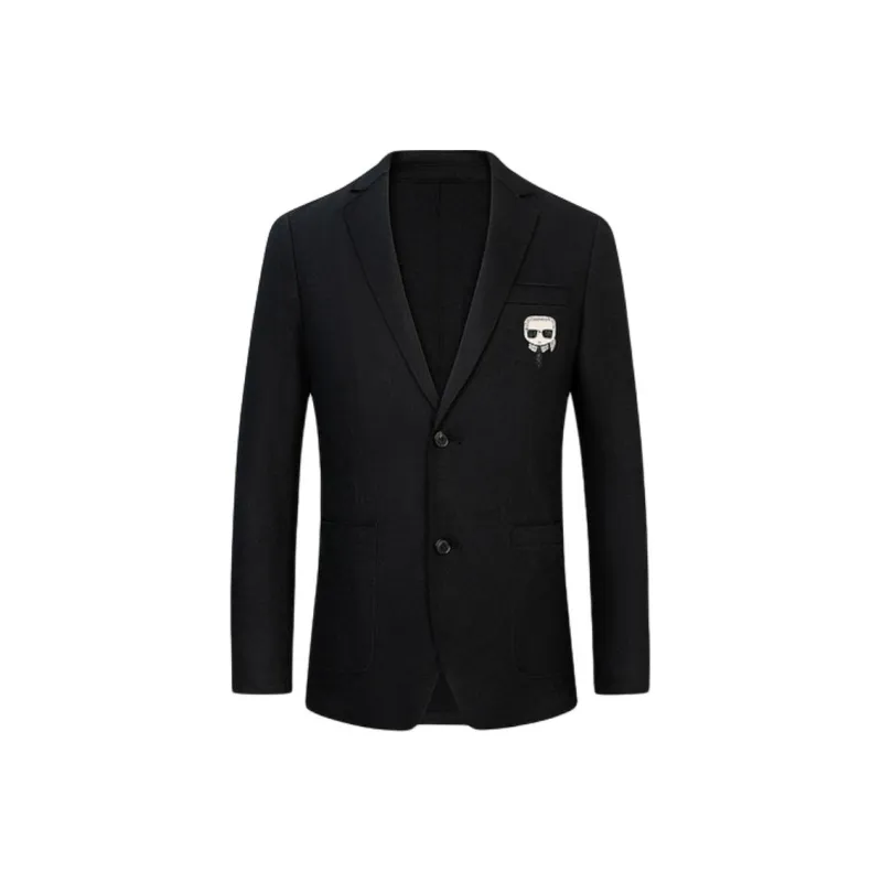 KARL LAGERFELD FW23 Business Suit Coat Men's Black-0