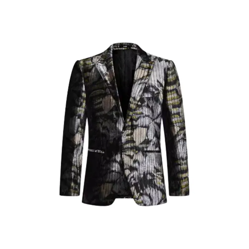 RARE Business Suit Men's Mixed Black-0