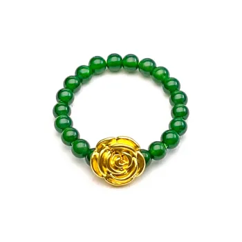 Oriental Jade Ice Type Rings Women's