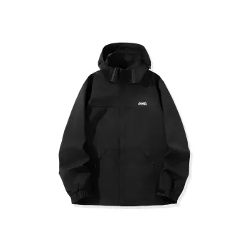 Jeep Leisure Collection Waterproof And Windproof To Keep Warm Windbreaker Jacket Trench Coat Unisex